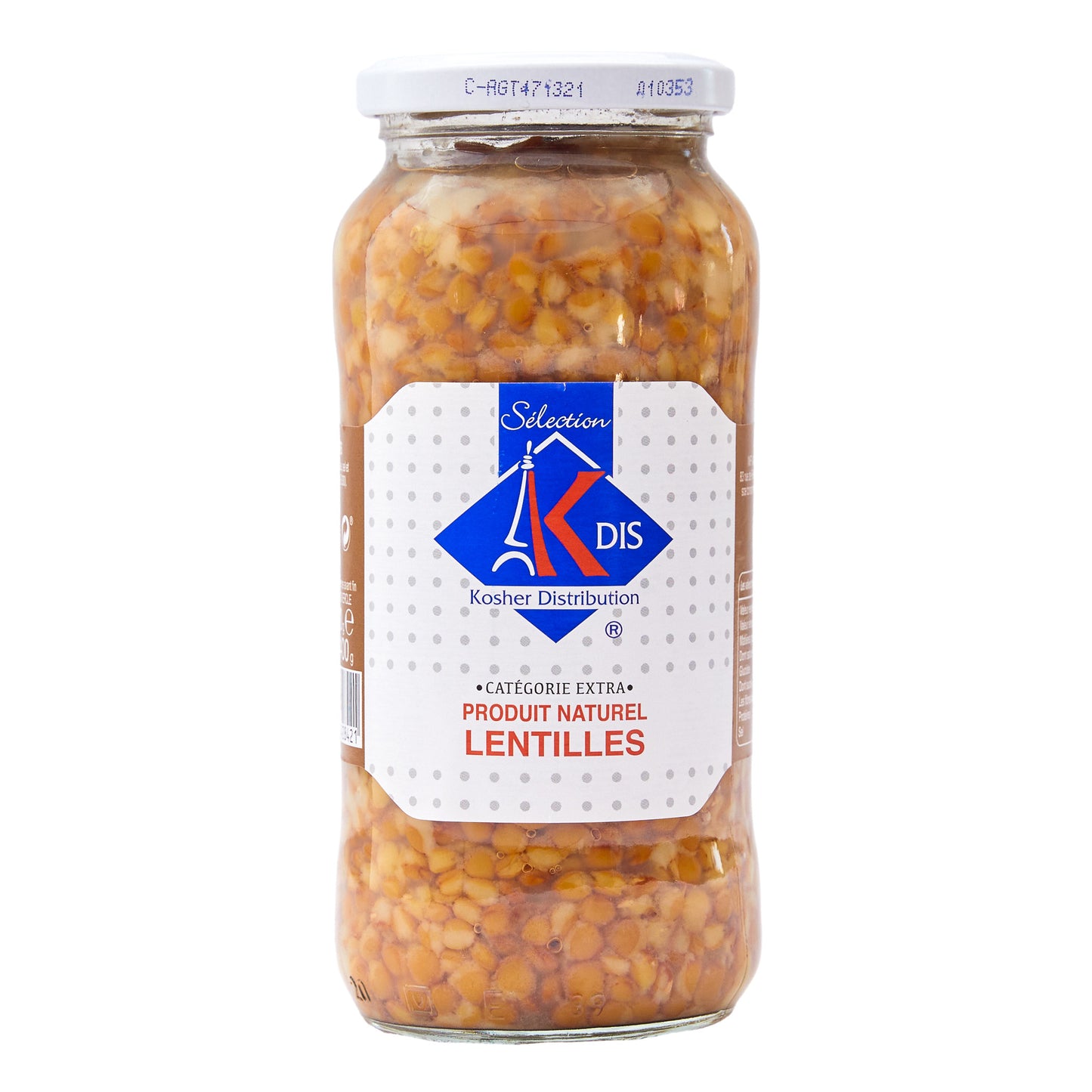 LENTILS IN A JAR