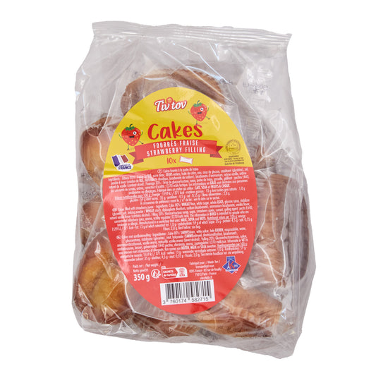 SACHET DE 10 CAKES A LA FRAISE